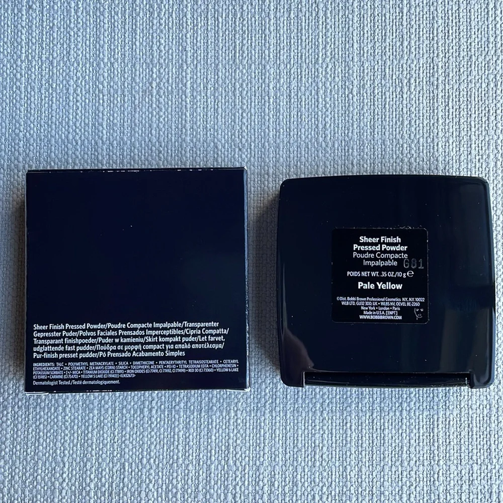 Bobbi Brown Sheer Finish Pressed Setting Powder - pale yellow